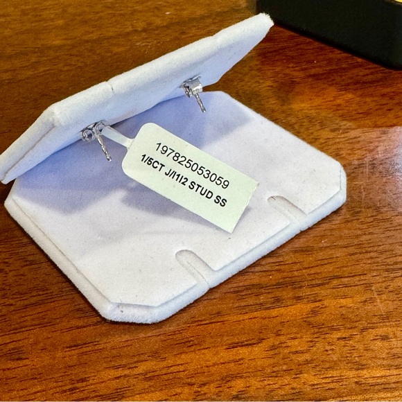 Macy's Bridge Forever Lab-Grown Beautiful Diamond Stud Earrings – 1/5 CT - Picture 4 of 6